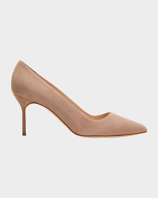 BB 70mm Suede Stiletto Pumps